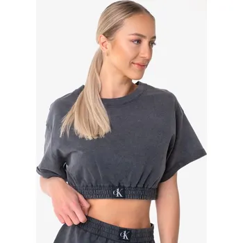 Dámský top Calvin Klein CK ONE KW0KW01780 M Tm. šedá
