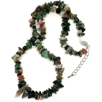 Náhrdelník Achát pestrý, kratký náhrdelník