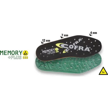Pracovní obuv Stélka Cofra ESD Memory Plus Velikost boty: 48