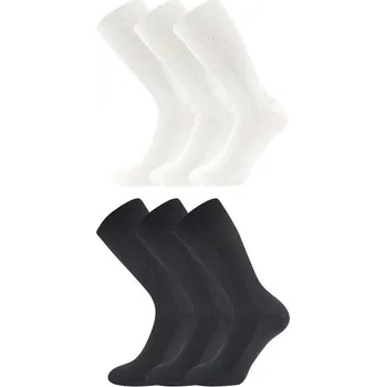 HALIK ponožky 100% bavlna Lonka - balení 3 páry černá 46-48 (31-32)