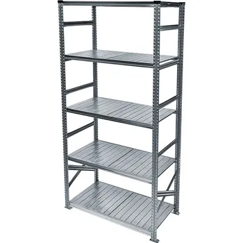 Dílenský regál Wexta Kovový policový regál, 2500x600x800 mm, 5 polic, základní