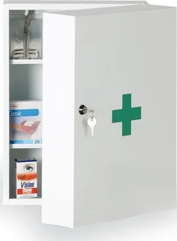 Lékárnička Kovová lékárnička na zeď 45 x 32 x 19 cm