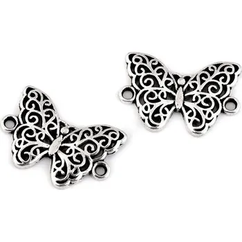 Filigránový dekorační našívací motýl, mandala, srdce, strom života