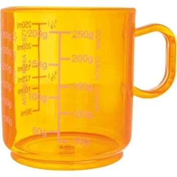 Kuchyňská odměrka oranžová, 0,25 l, Orion, 120541