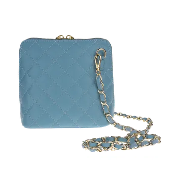 Kabelka NovaKabelka.cz Kožená italská crossbody kabelka Giulia Blu