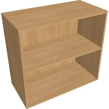 Kancelářský vozík HOBIS skříň policová otevřená - D 2 80, dub + doprava zdarma