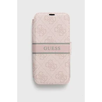 Pouzdro na mobilní telefon Guess Book Case pro Apple iPhone 13 Mini růžový