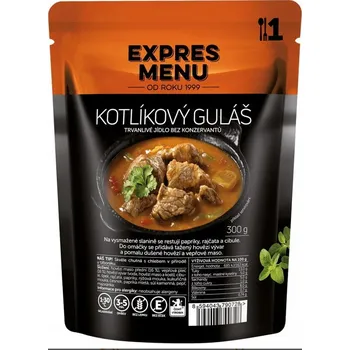 Hotové jídlo Kotlíkový guláš - dvě porce