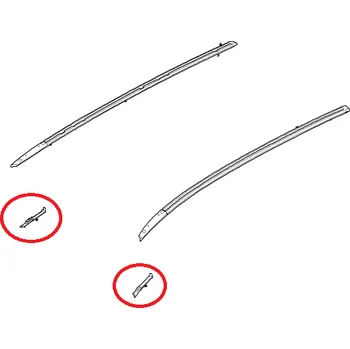 Lišta karosérie Krytka střešní lišty Ford Focus/C-MAX, levostranná