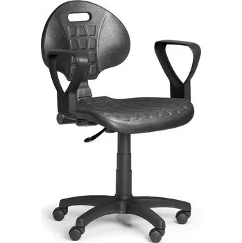 Pracovní židle s područkami - měkká kolečka Z 9818/KP