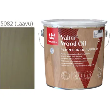 Olej na dřevo Tikkurila Valtti Wood Oil - PUUÖLJY - 2,7L - 5082 - Laavu + dárek k objednávce nad 1000Kč
