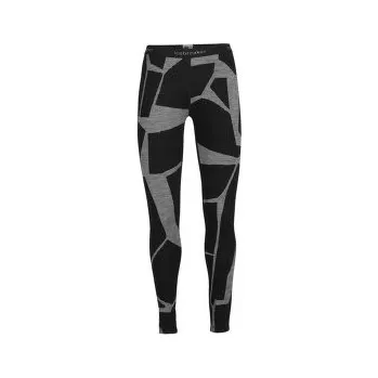 Dámské kalhoty Icebreaker Vertex Leggings Landscape 250 Women BLACK/J černá XL