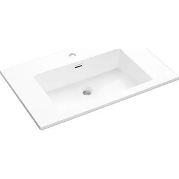 Umyvadlo na skříňku Industrial litý mramor bílá 70 x 46 36,011,82