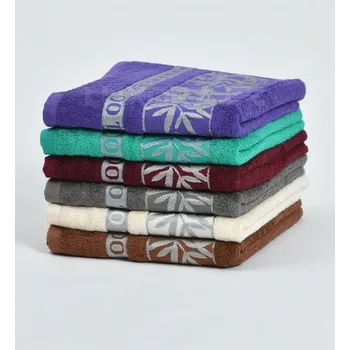 Bambusové ručníky a osušky BAMBOO - 70 x 140 cm fialová osuška