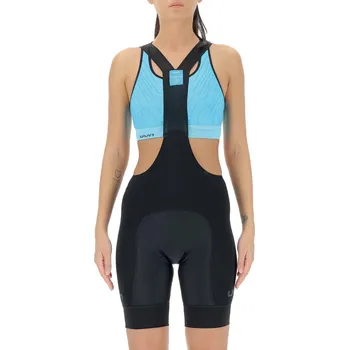 Cyklistické kalhoty UYN Cyklistické kalhoty krátké s laclem - RIDEMILES OW LADY - černá M