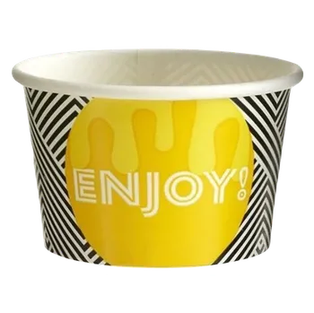 Jednorázové nádobí FLEXOBAL Kelímek na zmrzlinu 300ml (cena za 50ks)