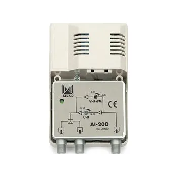 Anténní zesilovač Alcad Vnitřní zesilovač AI-200 (FM/VHF/UHF - 24 dB) 8425988904508