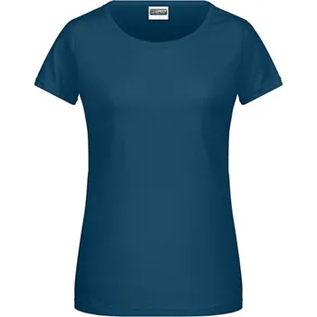 Dámská móda James&Nicholson Dámské triko JN8007 Petrol L