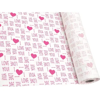 Mirtex Plátno DOMESTIK 145/16867-12 I love you Purpurová šíře 150cm Velkoobchod Ceník: VELKOOBCHOD: po celých rolích, bez odvíjení