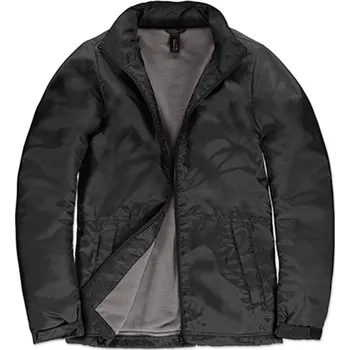 Dámská casual bunda B&C Dámská zimní bunda JW826 Black-Warm Grey XXL