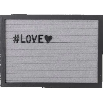 Plstěná tabule Notice Board s písmenky 50x35 cm