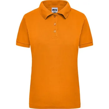 Dámské oblečení James&Nicholson Dámská polokošile JN803 Orange XXL