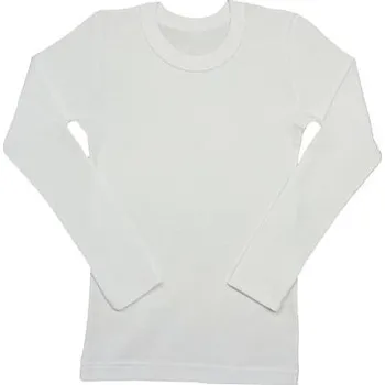 bavlněné podvlékací triko bílé velikost 158