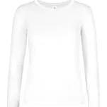 B&C Dámské tričko s dlouhým rukávem TW08T White S