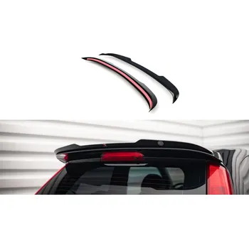 Tuning Prodloužení spoileru V.2 Ford Fiesta ST Mk6 černý lesklý plast