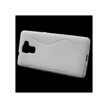 Pouzdro na mobilní telefon Silikonový obal Huawei Honor 7 - bílý