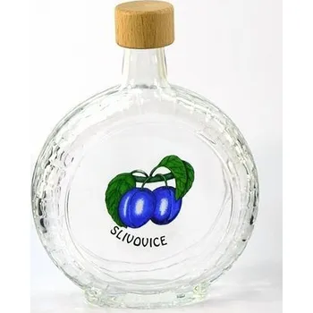 Láhev Láhev 0,5 l Peggy ŠVESTKY, uz. 28 dřevo