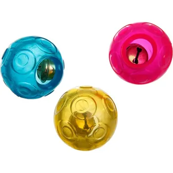 Hračka pro kočku Karlie Hračka pro kočky míček s Catnipem a zvonkem 4cm