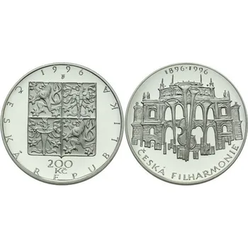 1995 - Pamětní stříbrná mince Česká filharmonie, Proof