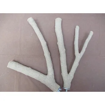 Příslušenství ke kleci pro ptáka M bird rozvětvené brusné bidlo – velikost S/M přírodní, průměr cca 3,5 cm