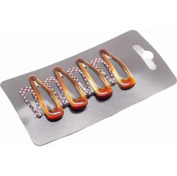 JZA dětské sponky do vlasů Hnědé (1311/8/BR)