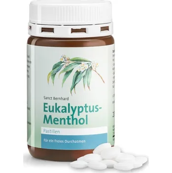 Přírodní produkt Sanct Bernhard Eukalyptovo-Mentolové pastilky 200 ks