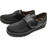 Dámské kožené polobotky 169-750/B2 WILD černé Barva: černá, Velikost: 41