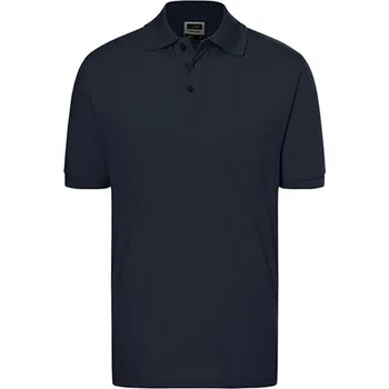 Pánské tričko James&Nicholson Unisex polokošile JN070 Navy S