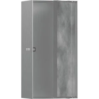 XtraStoris Rock - výklenek do stěny s dvířky pro obklady 300/150/100, kartáčovaná nerez 56082800