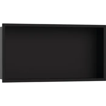 Koupelnový nábytek XtraStoris Original - výklenek do stěny včetně rámu 300/600/100, matná černá 56064670