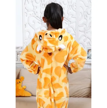 Čína Zvířecí pyžama s kapucou Věk: 7, Motiv: žirafa