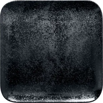 Talíř RAK Porcelain RAK Talíř čtvercový 22 x 22 cm, černá | RAK-KRAUSP22