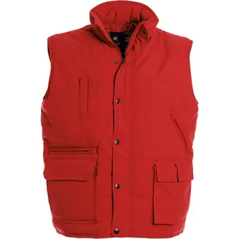 Pánská vesta B&C Unisex vesta JU880 Red S