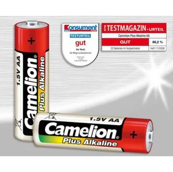 Článková baterie Camelion 10ks baterie PLUS ALKALINE AA/LR6 blistr baterie alkalické (cena za 10pack) 11001006