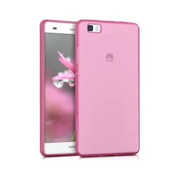 Průhledné pouzdro pro Huawei P8 Lite - růžová