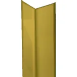 NOVÁK Rohová lišta 30x30 nerez perleťová zlatá lesklá s příhybem, 2,4m AAPPC 10176-E/PR-RAL1036