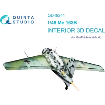 Plastikový model 1/48 Me 163B 3D-Printed & col.Interior (GASPATCH)