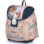 oxybag Školní aktovka pro prvňáčka s koněm PREMIUM LIGHT - Kůň Romantic