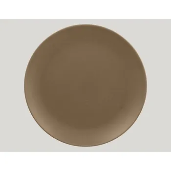 Talíř RAK Porcelain RAK Genesis talíř mělký pr. 31 cm, hnědá | RAK-GNNNPR31CR