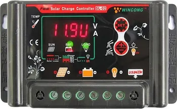 solární regulátor Wincong SL02B solární PWM regulátor 20 A
